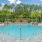 a pool with a fence around it